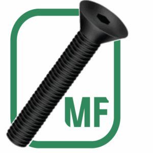 SI-CH Parafuso Sextavado Interno Cabeça Chata DIN 7991 Aço Liga 10,9